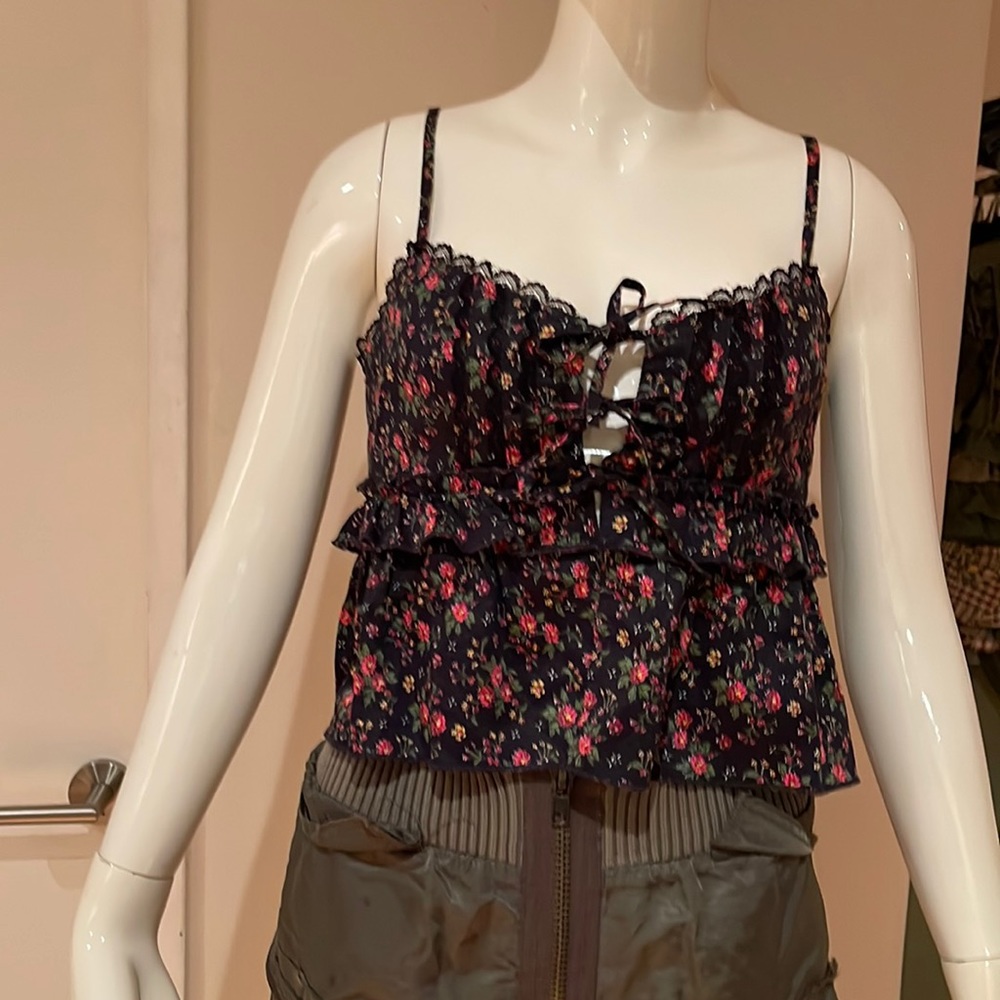 Free People flower print camisole